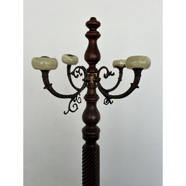 Mid 19th Century Antique German Barley Twist Hall Tree For Sale - Image 5 of 11