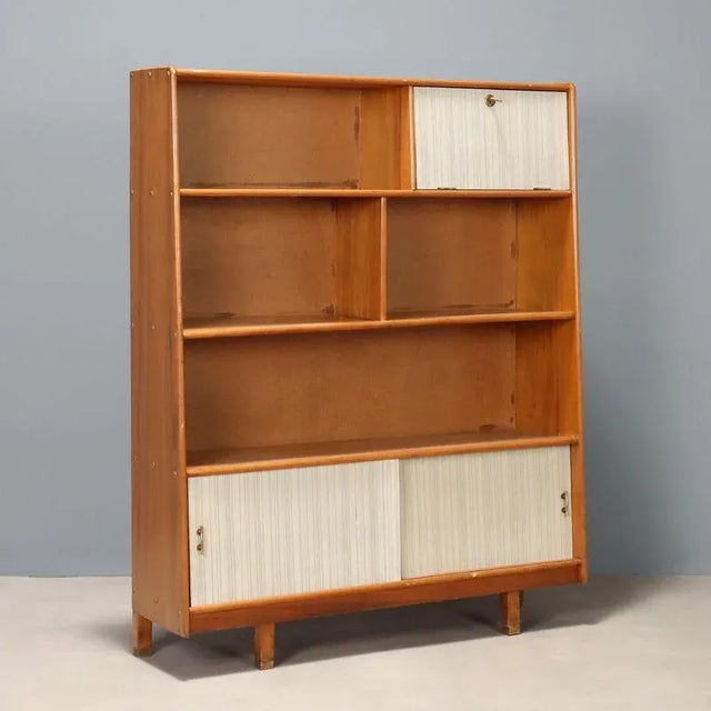 Vintage Bookcase in Wood, 1960s For Sale - Image 11 of 11