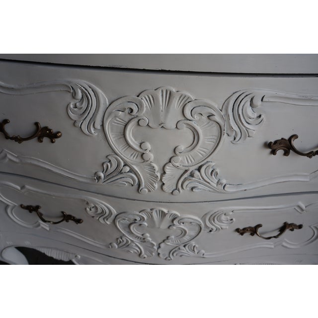 Antique French Painted Chest of Drawers For Sale - Image 4 of 11