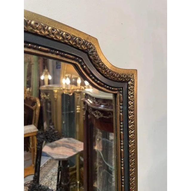 Vintage French Mirror in Parcel and Gilt Wood For Sale - Image 4 of 5