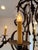 2010s Large Gothic Revival Style Iron & Crystal Twelve-Light Chandelier, Circa 2000s For Sale - Image 5 of 5
