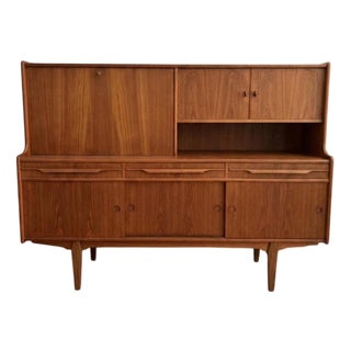 Teak Highboard from Plyfa Mobler, Denmark, 1960s For Sale