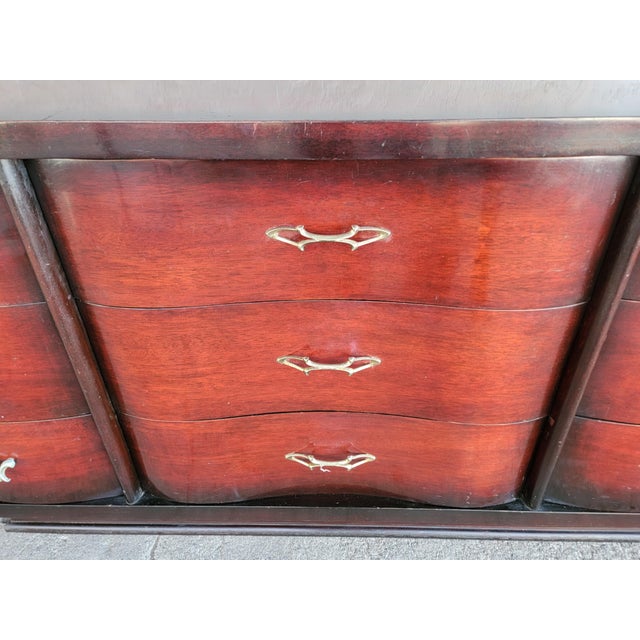 Mid-Century Modern Mahogany Low Dresser For Sale - Image 18 of 18