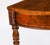 Vintage English Burr Walnut Parquetry Console Table, 1950s For Sale - Image 9 of 12