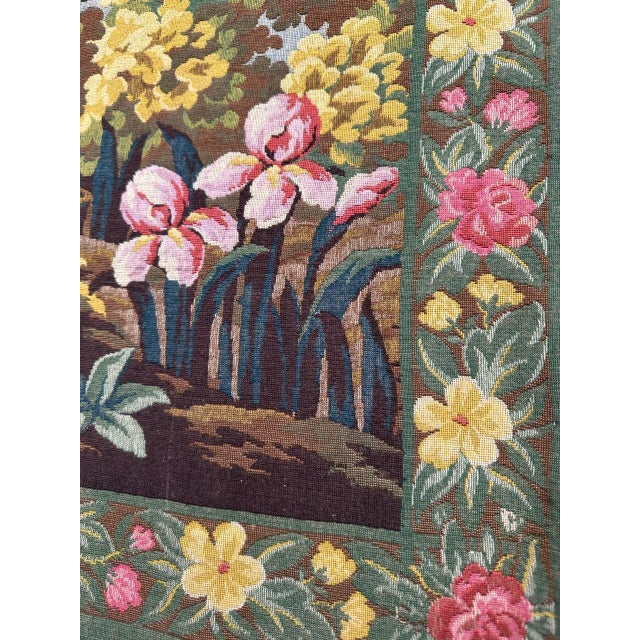 French Aubusson Style Jacquard Tapestry, 1950s For Sale - Image 13 of 18