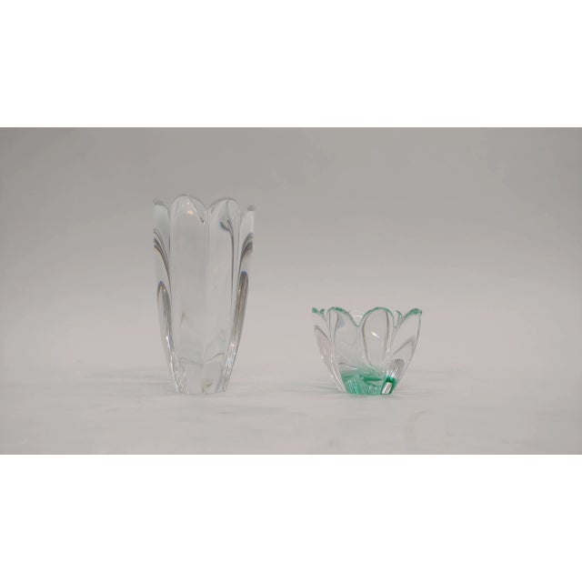 Transparent Small Orrefors Vase Bowl For Sale - Image 8 of 9