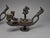 Pair of Grand Tour Bronze Two-Light Candlesticks in Roman Oil-Lamp Form For Sale - Image 9 of 11