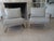 A fine pair of high quality leather chairs made by stone international Florence Italy. Chairs are stylish as well as...