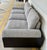 Gray Modern Gray Chevron Bolster Sofa For Sale - Image 8 of 8
