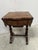 Napoleon iii period mahogany and veneer work table two drop-leaf leaves one drawer and drawers below in the front good...
