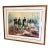 1980s Mark King "Autumn Hunt" Hand Signed Art Serigraph Limited 60/75, Framed For Sale