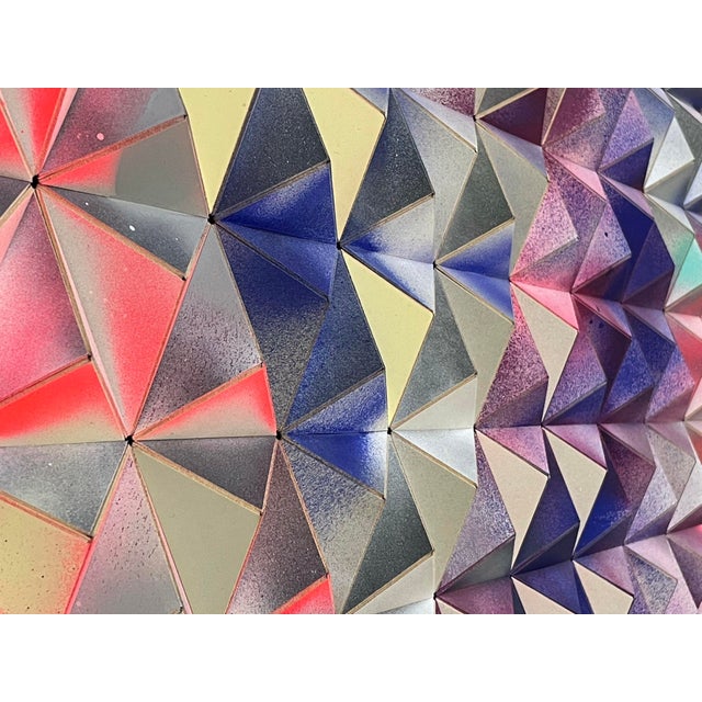 Early 21st Century Sebastian Welzel, Fis-9 Topographie, 2026, Laminated Cardboard, Limited Edition 1 of 1 For Sale - Image 5 of 11
