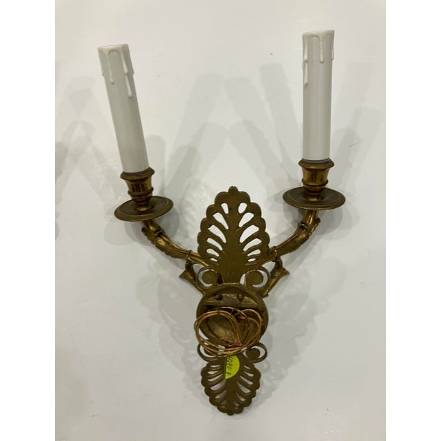 1920s Pair of Antique French Sconces For Sale In Boston - Image 6 of 10