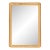 Vintage Woven Rattan Frame Mirror For Sale