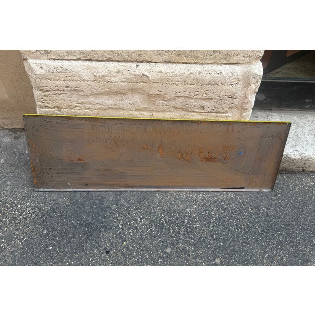 Mid-Century Modern Enamel Good Year Sign, 1970s For Sale - Image 3 of 7