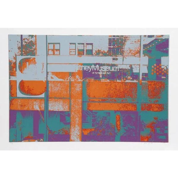 Artist: Max Epstein Title: Whitney Year: 1980 Medium: Serigraph, signed and numbered in pencil Edition: 99 Paper Size: 35...