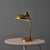 Mid-Century Modern 1940s Giovanni Michelucci Patinated Brass Ministerial Desk Lamp for Lariolux For Sale - Image 3 of 17