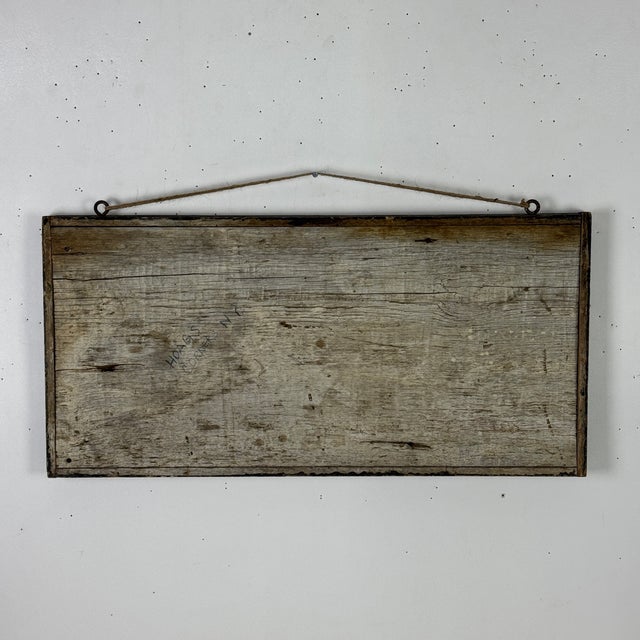 Late 19th Century Antique Hand Painted Bold "Store" Wood Trade Sign For Sale - Image 11 of 15