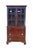 This vintage 1930s–1940s step-back hutch or bookcase is crafted from mahogany, showcasing a rich, dark reddish-brown wood...