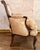 French Antique Louis XV Style Bergère With a Carved Wood Frame, Upholstered Back, Outscrolled Arms & Cabriole Legs For Sale - Image 3 of 12