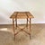 French Bamboo and Rattan Bistro Table, 1940s For Sale - Image 4 of 11