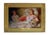 E. Zurbo, signed. Framed oil on canvas representing two women in a couch. The right one is dressed in sweet pink and...