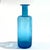 Blue Jewel-Toned Glass Bottle Vase Curation - Group of 5 For Sale - Image 8 of 17