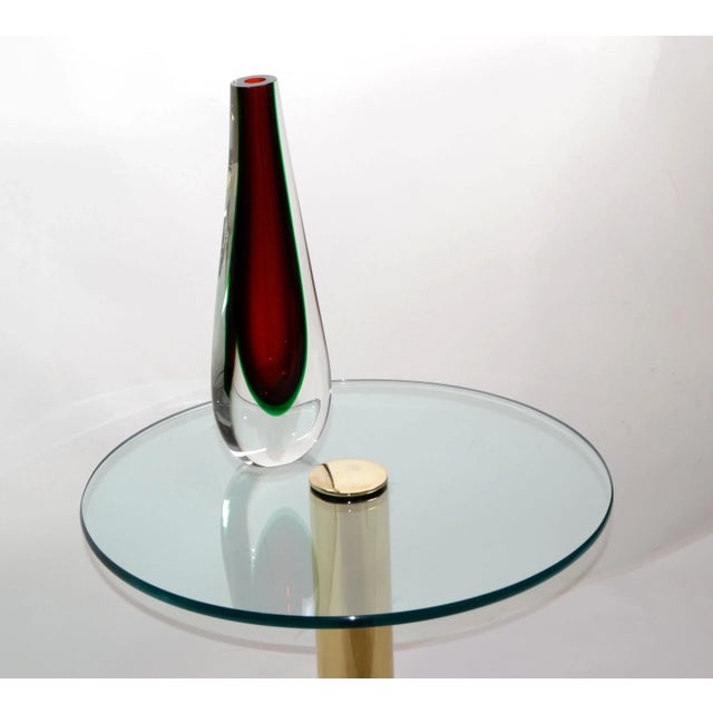 1960s 1960s Flavio Poli Sommerso Seguso Murano Glass Vase Italy For Sale - Image 5 of 13