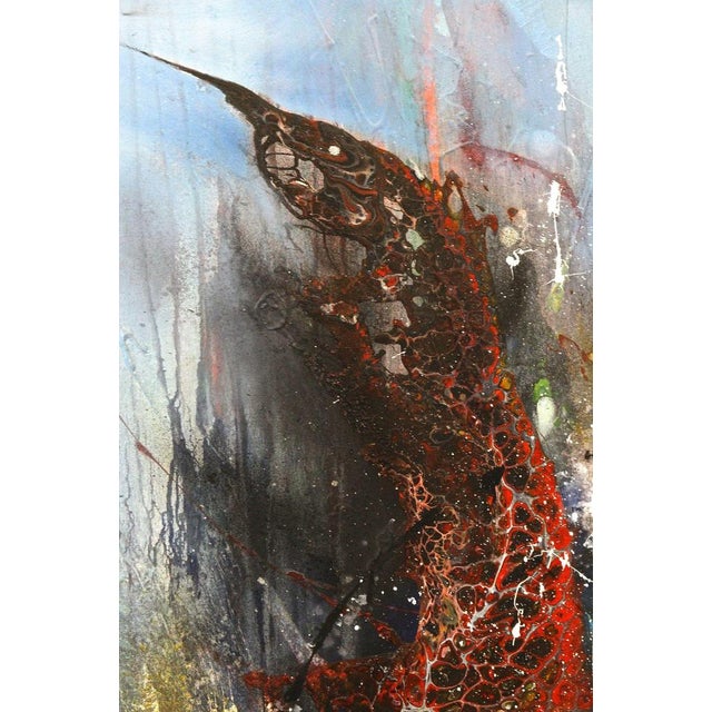 MS, Sea War, Acrylic on Canvas, 2021, Framed For Sale - Image 7 of 9