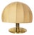 Italian Brass Table Lamp with Cocoon Shade, 1970s For Sale