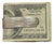 Late 20th Century Tiffany & Co Etched Money Clip Sterling Silver Estate For Sale