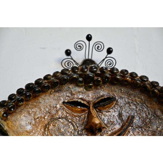 1960s Smiling Face to Hang by Raphael Giarrusso, 1960s For Sale - Image 5 of 10