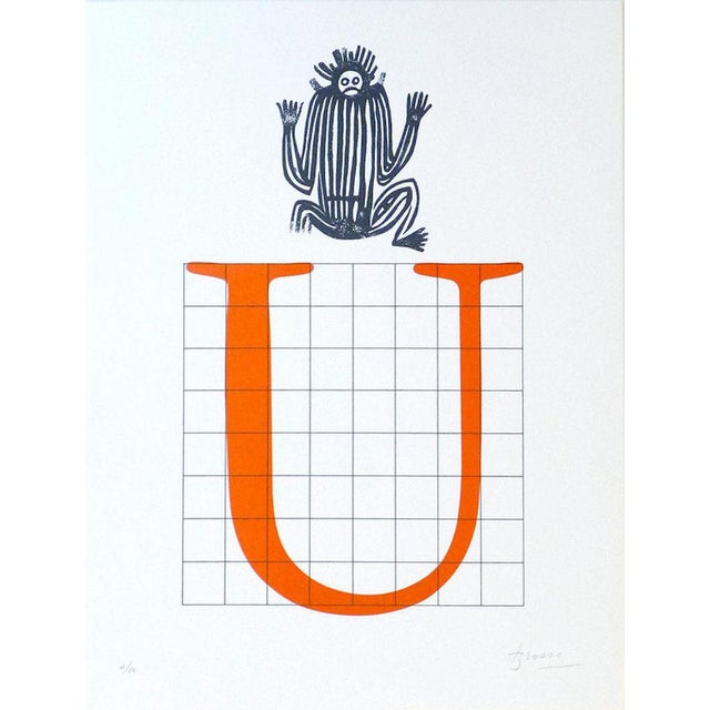 Joan Brossa, Poema Visual 17, 1989, Lithograph For Sale - Image 3 of 3