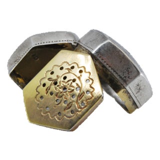 Vinaigrette Box in Gold and Paw For Sale