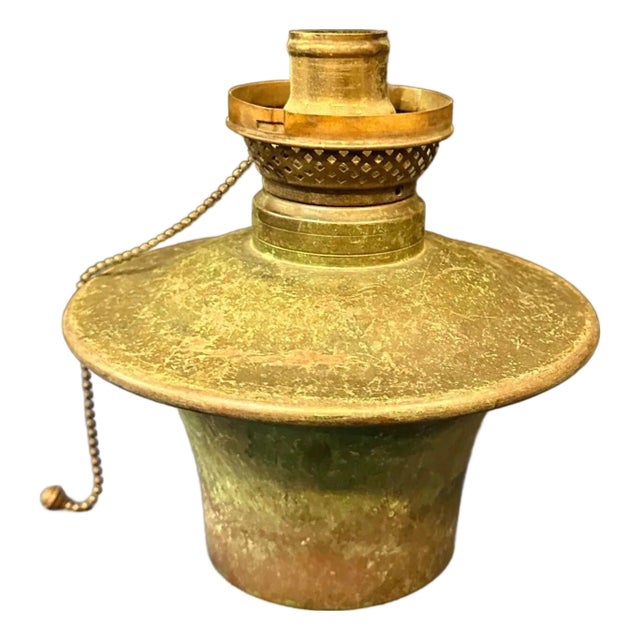 Early 20th Century Tiffany Studios oil can w/ socket assembly For Sale
