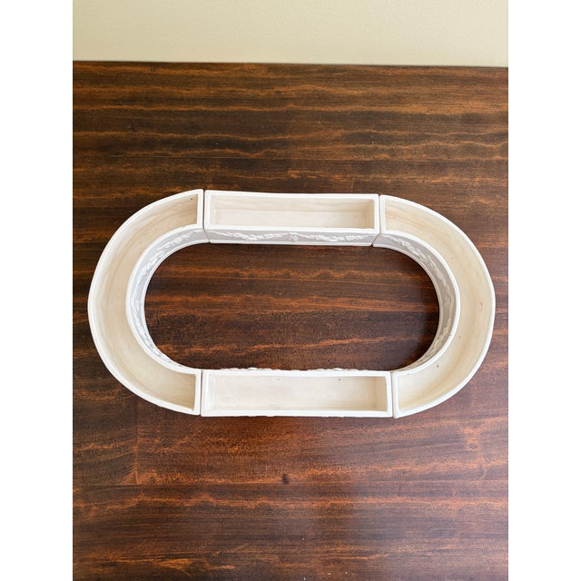 Ceramic 1960s Neoclassical White Porcelain Venetian Garden Centerpiece For Sale - Image 7 of 10