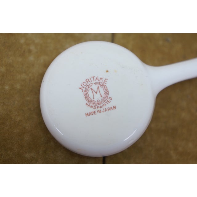 Antique Noritake Turquoise Blue & Gold Lidded Sugar Bowl W/ Spoon For Sale - Image 14 of 18