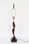 1950s Tall Yasha Heifetz Mahogany Figural Table Lamp For Sale - Image 6 of 13