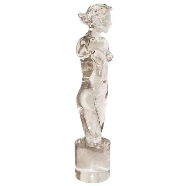 'Venus De Milo' Nude Murano Glass Sculpture / Statue, Italian Mid-Century Modern For Sale - Image 13 of 13