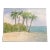 Signed Original Watercolor Seascape by Nancy Smith “Six Palms” For Sale