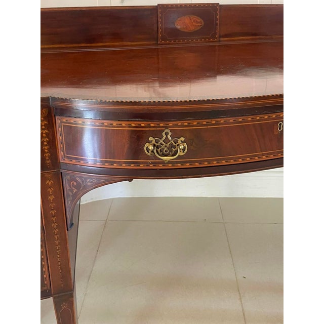 Large George III Inlaid Mahogany Sideboard, 1790s For Sale - Image 13 of 17