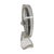 MCM Acrylic Two Sided Swan Shape Vanity Mirror With Magnification For Sale - Image 4 of 5