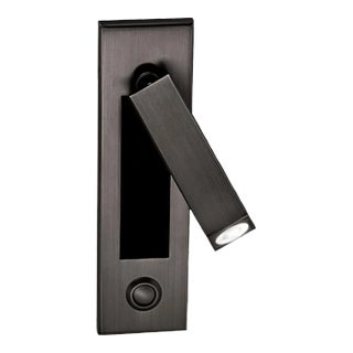 Black Bronze Led Dock Button Reading Light For Sale