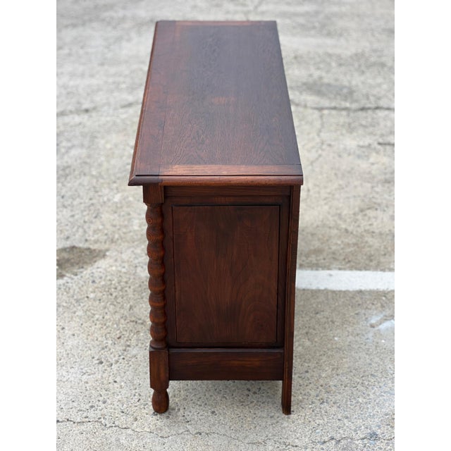 Brown Vintage French Sideboard by Charles Dudouyt, 1940 For Sale - Image 8 of 9