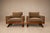 Taupe Brazilian Modern Pair of Armchairs in Caviúna and Mushroom-Taupe Mohair, Novo Rumo, 1960s For Sale - Image 8 of 18