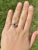 1980s The Osborne Park: Yellow Gold Sapphire and Diamond Designer Ring, Size 10 For Sale - Image 9 of 10