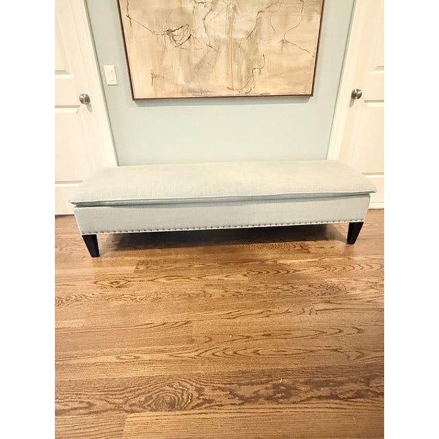 2020s C R Laine Upholstered Bench For Sale - Image 5 of 6
