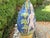 Blue 1950s Italian Modern Glazed Ceramic Lamps - a Pair For Sale - Image 8 of 11