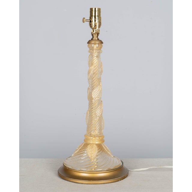 Barovier e Toso Murano Glass Lamp by Barovier & Toso For Sale - Image 4 of 14