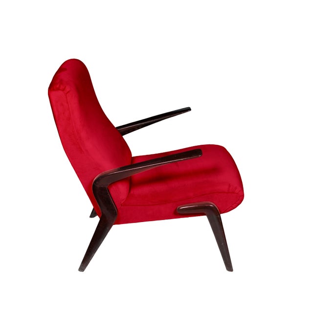 P71 Lounge Chairs by Osvaldo Borsani for ABV, 1950s, Set of 2 For Sale - Image 6 of 6